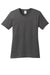 Port & Company LPC54 Womens Core Short Sleeve Crewneck T-Shirt Charcoal Grey Flat Front