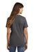 Port & Company LPC54 Womens Core Short Sleeve Crewneck T-Shirt Charcoal Grey Model Back