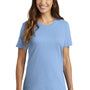 Port & Company Womens Core Short Sleeve Crewneck T-Shirt - Light Blue