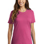 Port & Company Womens Core Short Sleeve Crewneck T-Shirt - Sangria Pink