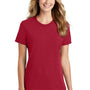 Port & Company Womens Core Short Sleeve Crewneck T-Shirt - Red