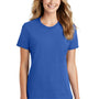 Port & Company Womens Core Short Sleeve Crewneck T-Shirt - Royal Blue