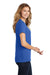 Port & Company LPC55 Womens Core Short Sleeve Crewneck T-Shirt Royal Blue Model Side