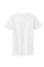 Port & Company LPC61 Womens Essential Short Sleeve Crewneck T-Shirt White Flat Back