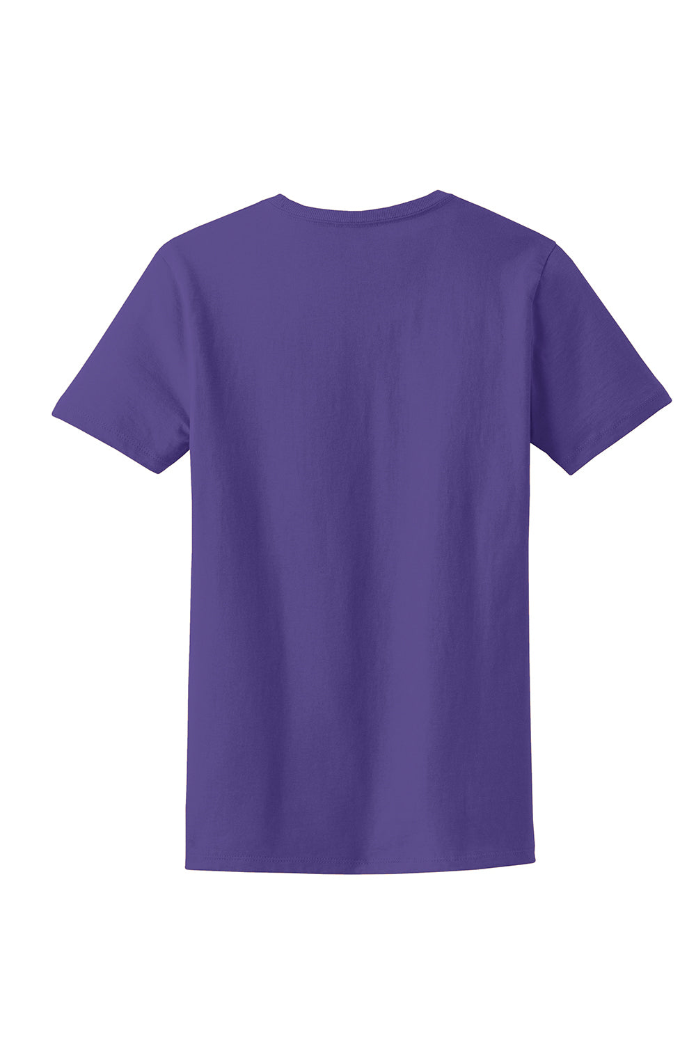 Port & Company LPC61 Womens Essential Short Sleeve Crewneck T-Shirt Purple Flat Back