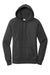 Port & Company LPC78H Womens Core Fleece Hooded Sweatshirt Hoodie Heather Dark Grey Flat Front