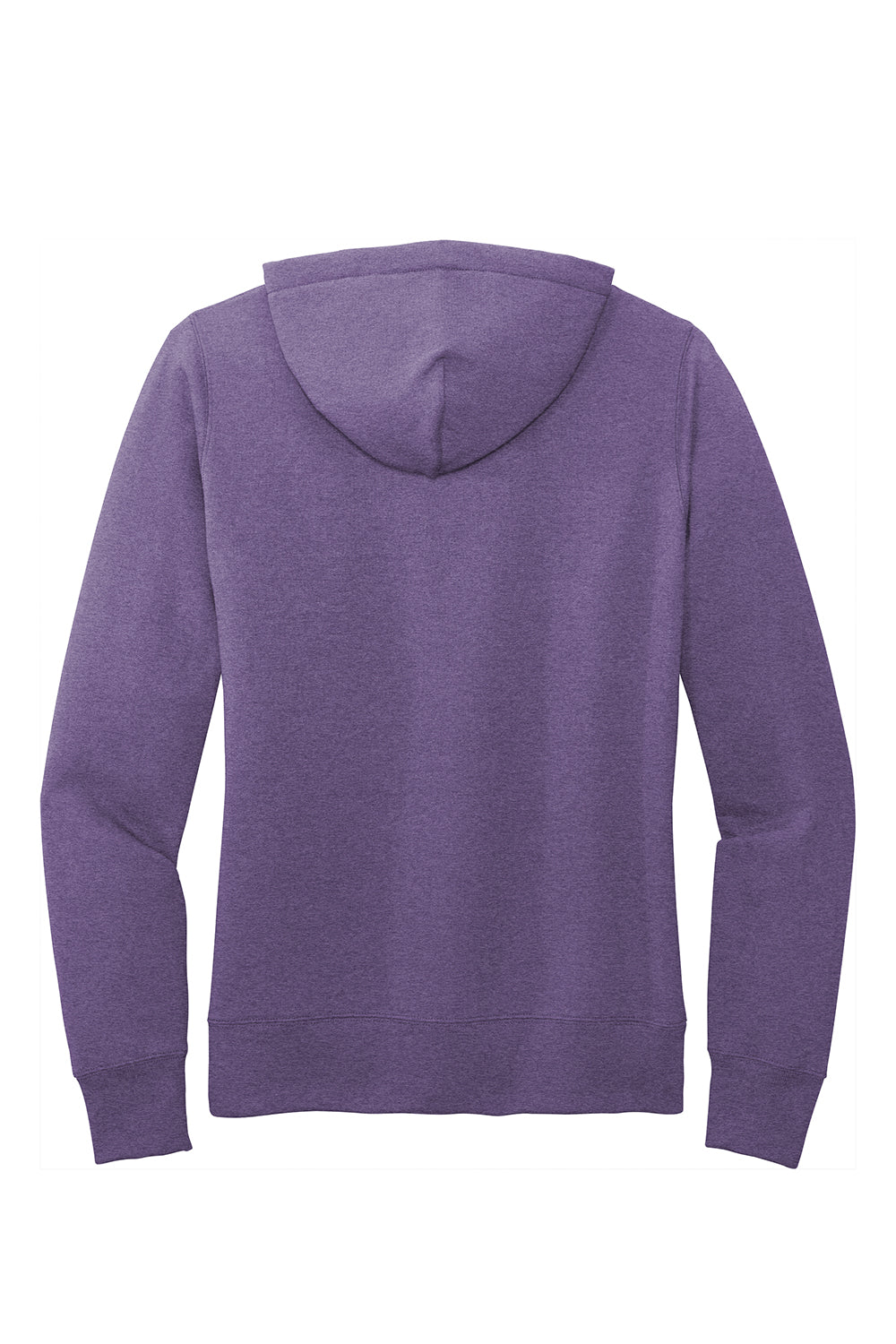 Port & Company LPC78H Womens Core Fleece Hooded Sweatshirt Hoodie Heather Purple Flat Back