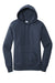 Port & Company LPC78H Womens Core Fleece Hooded Sweatshirt Hoodie Navy Blue Flat Front