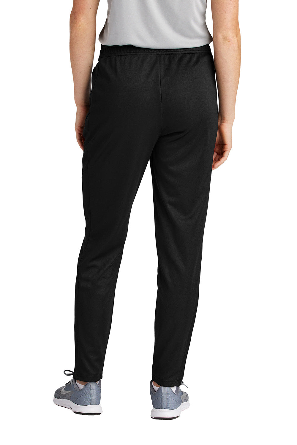 Sport-Tek LPST800 Womens Travel Pants w/ Pockets Black Model Back