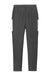 Sport-Tek LPST800 Womens Travel Pants w/ Pockets Iron Grey/White Flat Back