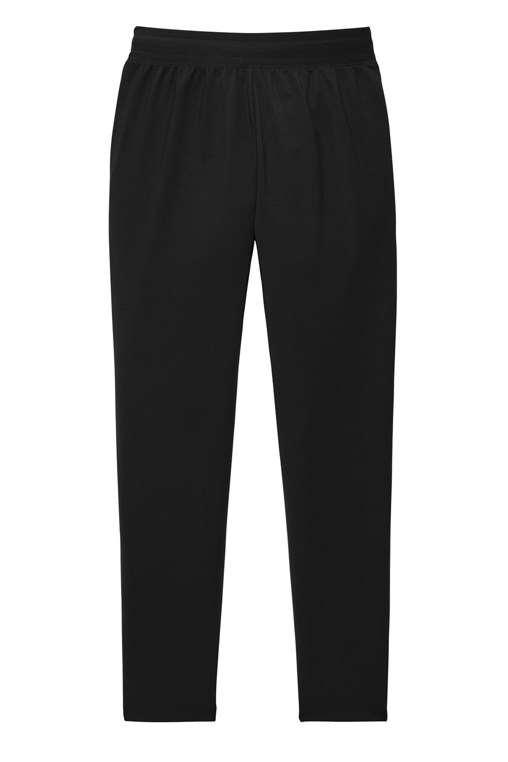 Sport-Tek LPST871 Womens Circuit Jogger Sweatpants w/ Pockets Deep Black Flat Back