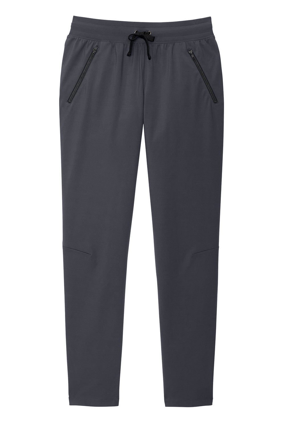 Sport-Tek LPST871 Womens Circuit Jogger Sweatpants w/ Pockets Graphite Grey Flat Front