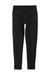 Sport-Tek LPST891 Womens Moisture Wicking High Rise Leggings Black Flat Front