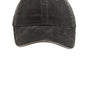 Port Authority Womens Garment Washed Adjustable Hat - Black