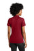 Sport-Tek LST104 Womens Competitor United Short Sleeve Polo Shirt Deep Red/White Model Back