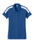 Sport-Tek LST104 Womens Competitor United Short Sleeve Polo Shirt Royal Blue/White Flat Front