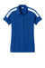 Sport-Tek LST104 Womens Competitor United Short Sleeve Polo Shirt True Royal Blue/White Flat Front