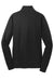 Sport-Tek LST241 Womens Sport-Wick Moisture Wicking Fleece Full Zip Sweatshirt Black Flat Back