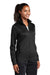 Sport-Tek LST241 Womens Sport-Wick Moisture Wicking Fleece Full Zip Sweatshirt Black Model 3q