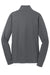 Sport-Tek LST241 Womens Sport-Wick Moisture Wicking Fleece Full Zip Sweatshirt Dark Smoke Grey Flat Back