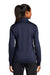 Sport-Tek LST241 Womens Sport-Wick Moisture Wicking Fleece Full Zip Sweatshirt Navy Blue Model Back