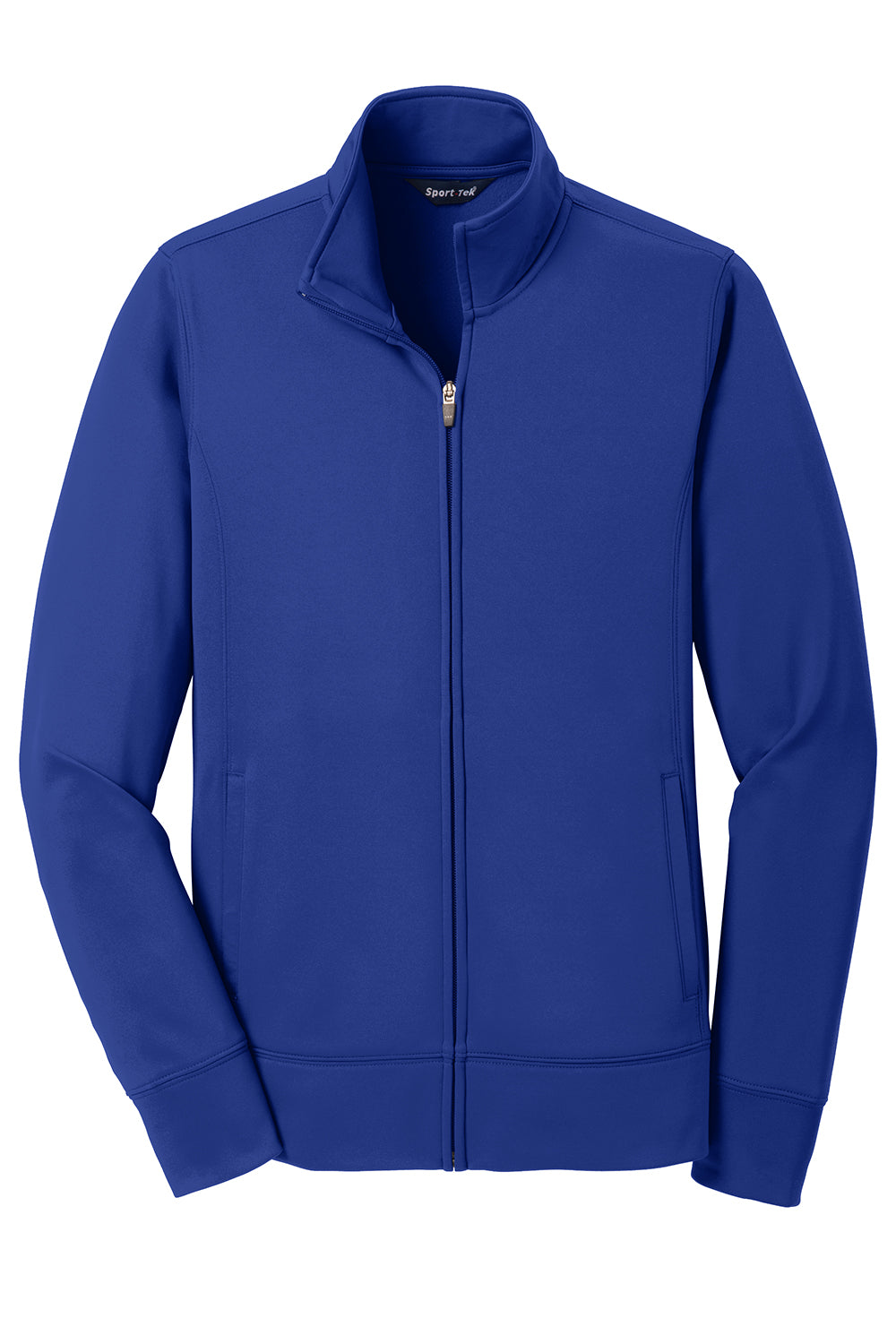 Sport-Tek LST241 Womens Sport-Wick Moisture Wicking Fleece Full Zip Sweatshirt True Royal Blue Flat Front