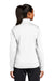 Sport-Tek LST241 Womens Sport-Wick Moisture Wicking Fleece Full Zip Sweatshirt White Model Back