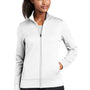 Sport-Tek Womens Sport-Wick Moisture Wicking Fleece Full Zip Sweatshirt - White