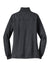 Sport-Tek LST253 Womens Shrink Resistant Fleece 1/4 Zip Sweatshirt Heather Graphite Grey Flat Back