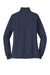 Sport-Tek LST253 Womens Shrink Resistant Fleece 1/4 Zip Sweatshirt True Navy Blue Flat Back