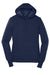 Sport-Tek LST254 Womens Shrink Resistant Fleece Hooded Sweatshirt Hoodie True Navy Blue Flat Front