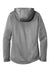 Sport-Tek LST264 Womens Heather Sport-Wick Moisture Wicking Fleece Hooded Sweatshirt Hoodie Heather Black Flat Back