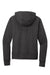 Sport-Tek LST272 Womens French Terry Hooded Sweatshirt Hoodie Heather Black Flat Back