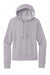 Sport-Tek LST272 Womens French Terry Hooded Sweatshirt Hoodie Heather Grey Flat Front