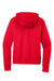 Sport-Tek LST272 Womens French Terry Hooded Sweatshirt Hoodie True Red Flat Back