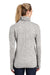 Sport-Tek LST280 Womens Triumph Fleece Cowl Neck Sweatshirt Heather Grey Model Back