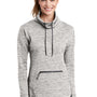 Sport-Tek Womens Triumph Fleece Cowl Neck Sweatshirt - Heather Grey