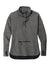 Sport-Tek LST280 Womens Triumph Fleece Cowl Neck Sweatshirt Heather Dark Grey Flat Front