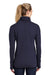 Sport-Tek LST280 Womens Triumph Fleece Cowl Neck Sweatshirt Navy Blue Model Back