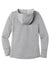 Sport-Tek LST296 Womens Moisture Wicking Fleece Hooded Sweatshirt Hoodie Heather Light Grey Flat Back