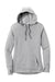 Sport-Tek LST296 Womens Moisture Wicking Fleece Hooded Sweatshirt Hoodie Heather Light Grey Flat Front