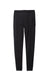 Sport-Tek LST299 Womens Moisture Wicking Fleece Jogger Sweatpants w/ Pockets Black Flat Back