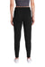 Sport-Tek LST299 Womens Moisture Wicking Fleece Jogger Sweatpants w/ Pockets Black Model Back