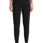 Sport-Tek Womens Moisture Wicking Fleece Jogger Sweatpants w/ Pockets - Black