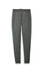 Sport-Tek LST299 Womens Moisture Wicking Fleece Jogger Sweatpants w/ Pockets Heather Dark Grey Flat Back