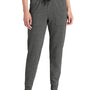 Sport-Tek Womens Moisture Wicking Fleece Jogger Sweatpants w/ Pockets - Heather Dark Grey