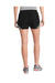 Sport-Tek LST304 Womens Cadence Moisture Wicking Shorts Black/White/Black Model Back