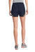 Sport-Tek LST304 Womens Cadence Moisture Wicking Shorts True Navy Blue/White/Black Model Back