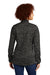 Sport-Tek LST30 Womens Electric Heather Water Resistant Full Zip Jacket Grey Black Electric Model Back