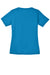 Sport-Tek LST340 Womens RacerMesh Moisture Wicking Short Sleeve V-Neck T-Shirt Pond Blue Flat Back